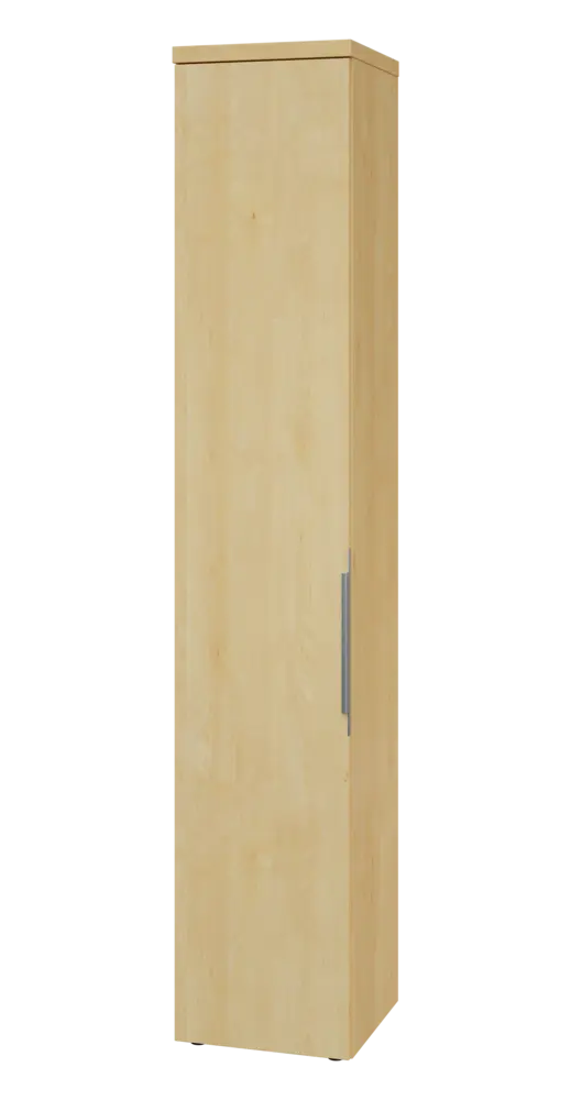 SIN 6 - 4D kancelářská skříň, 1-dveřová, levá, 2170x400x400, javor horský